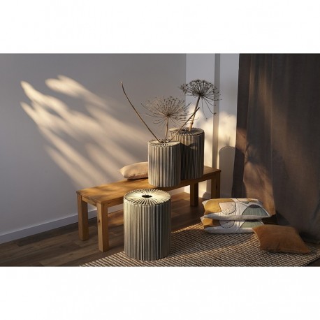 Корзина плетеная dholak grey из коллекции ethnic, размер m