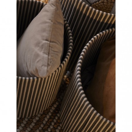 Корзина плетеная dholak grey из коллекции ethnic, размер s