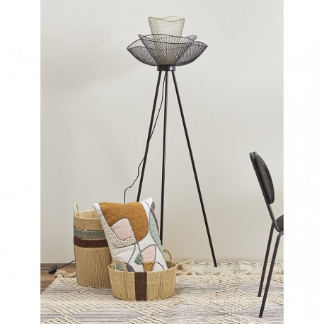 Корзина плетеная круглая bodhran chocolate из коллекции ethnic, размер l