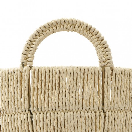 Корзина плетеная круглая bodhran chocolate из коллекции ethnic, размер s