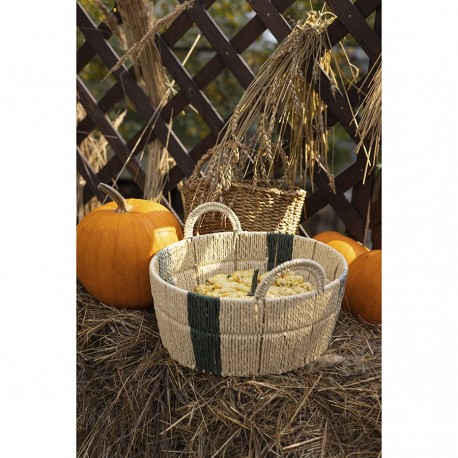 Корзина плетеная овальная bodhran nature из коллекции ethnic, размер l