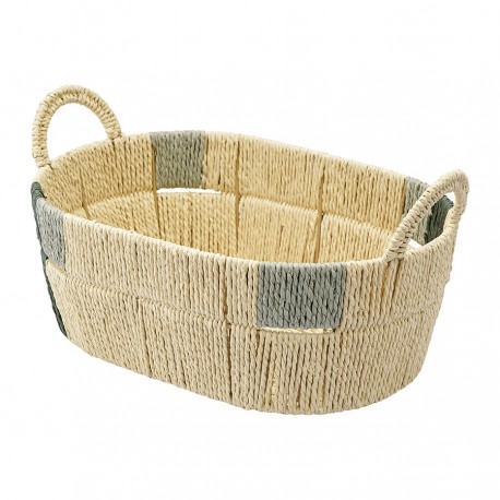 Корзина плетеная овальная bodhran sage из коллекции ethnic, размер m