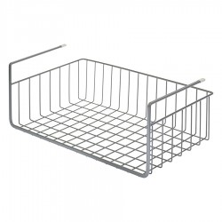 Корзина для хранения подвесная granli, 38,8х24,5х15 см, серая