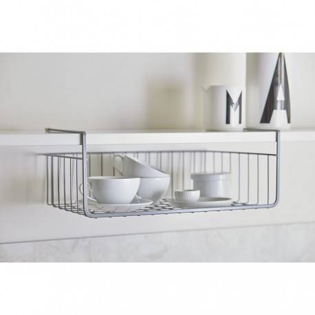 Корзина для хранения подвесная granli, 38,8х24,5х15 см, серая