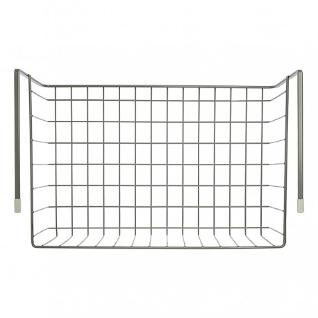 Корзина для хранения подвесная granli, 38,8х24,5х15 см, серая