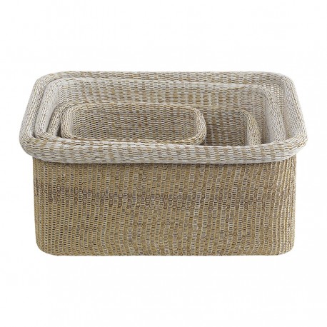 Набор из 4-х корзин для хранения sustainable collection, бежевый