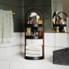Органайзер для косметики bellwood, 20х50 см, черный/орех