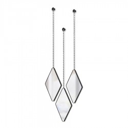 Набор зеркал dima, черный, 3 шт.