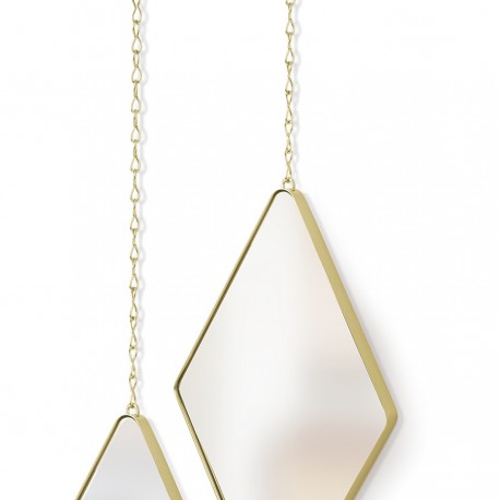 Набор зеркал dima, матовая латунь, 3 шт.