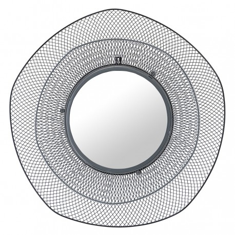 Зеркало настенное vinger, D79 см, черное