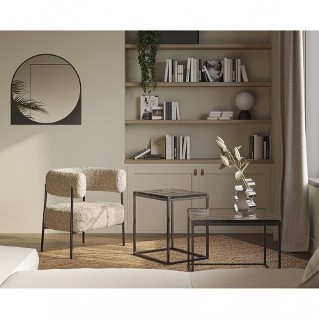 Зеркало настенное geometria, D71 см