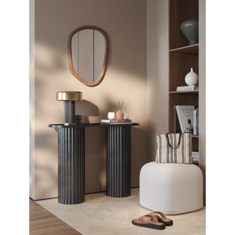 Зеркало настенное torhill, 49х66 см, коричневое