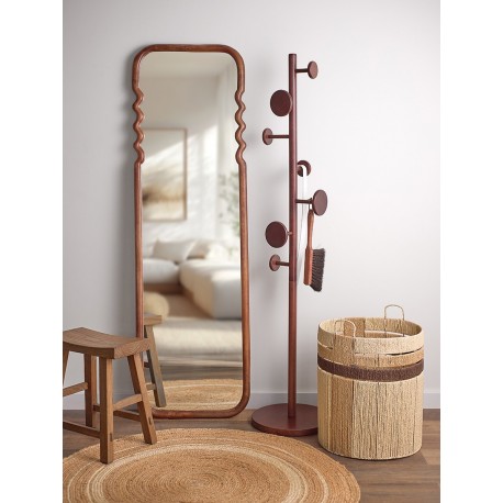 Зеркало fluid, 54х180 см, коричневое