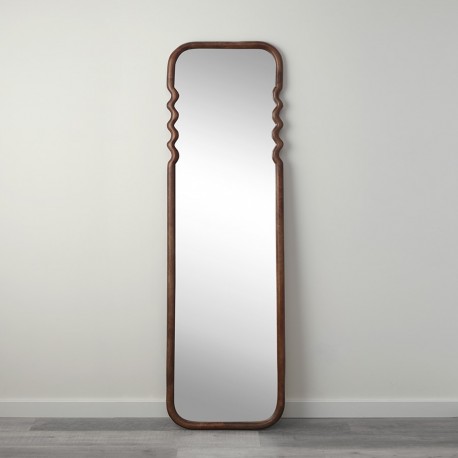 Зеркало fluid, 54х180 см, коричневое