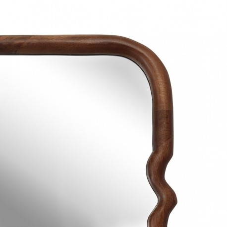 Зеркало fluid, 54х180 см, коричневое