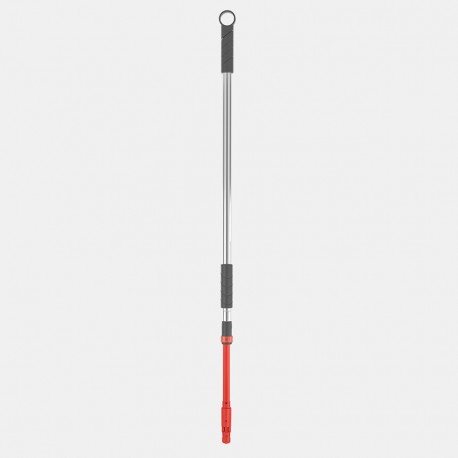 Швабра для мытья пола с телескопической ручкой 160 см, гибкой штангой 40 см и насадкой