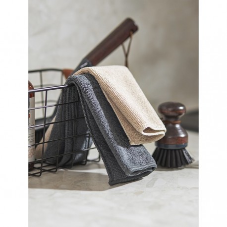 Набор салфеток из микрофибры cozy clean, 30х30 см, темно-серые, 3 шт.