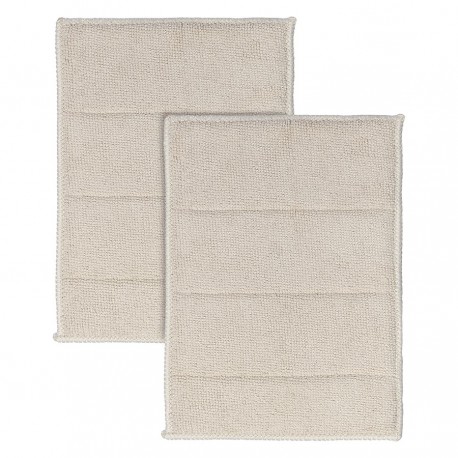 Набор салфеток-губок двухсторонних из микрофибры cozy clean, бежевые, 2 шт.