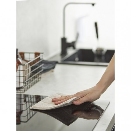 Набор салфеток-губок двухсторонних из микрофибры cozy clean, бежевые, 2 шт.