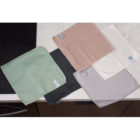 Набор салфеток для комплексной уборки из микрофибры cozy clean, 5 шт.