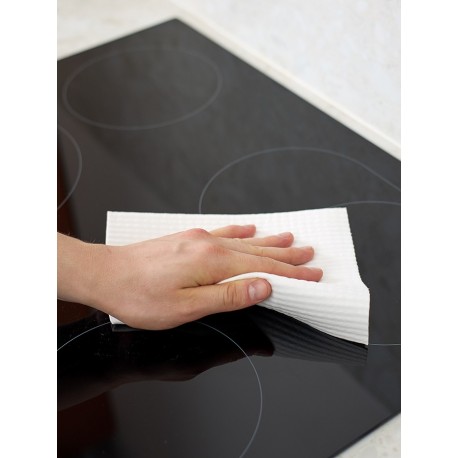 Набор салфеток для уборки из целлюлозы eco clean, белые, 10 шт.