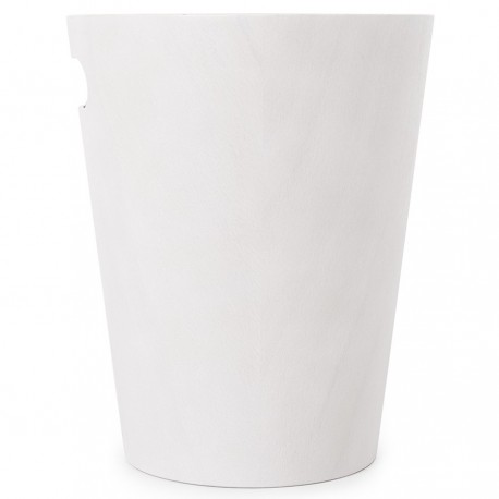 Корзина для мусора woodrow, 7,5 л, белая/дерево