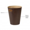 Корзина для мусора woodrow, 7,5 л, эспрессо