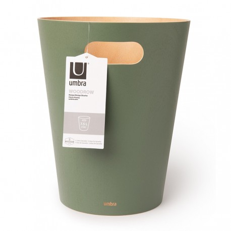 Корзина для мусора, 7,5 л, woodrow, зеленая