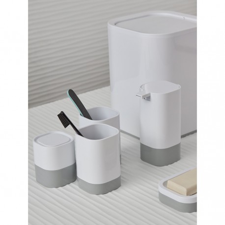 Контейнер для мусора tyer, 7 л, белый/серый