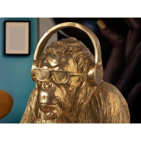 Фигурка среднего размера Orangutan Music золото