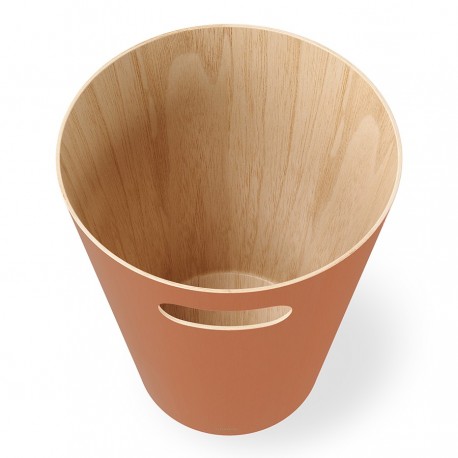 Корзина для мусора woodrow, 7,5 л, коричневая