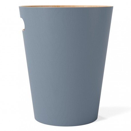 Корзина для мусора woodrow, 7,5 л, серо-голубая