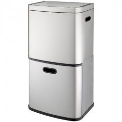 Контейнер мусорный с 2-мя отделениями smart bin, сенсорный, 60 л