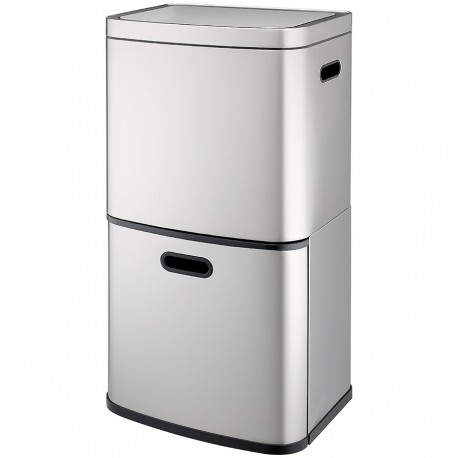 Контейнер мусорный с 2-мя отделениями smart bin, сенсорный, 60 л