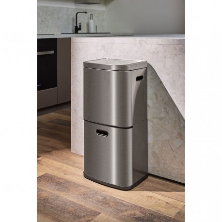 Контейнер мусорный с 2-мя отделениями smart bin, сенсорный, 60 л