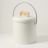 Контейнер для пищевых отходов с фильтром irmel, 3,5 л, молочный