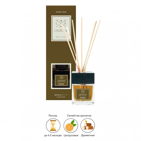 Диффузор ароматический lacrosse, sandalwood&bergamot, 200 мл