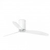 Матово-белый / прозрачный потолочный вентилятор Mini Tube Fan
