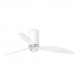 Потолочный вентилятор Mini Tube Fan мат. белый/прозрачный 128 см