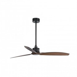 Черный / деревянный потолочный вентилятор Just Fan