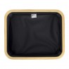 Корзина для белья neat low, 40x33x20 см, черная