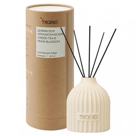 Диффузор ароматический green tea & pear blossom из коллекции edge, 200 мл, бежевый