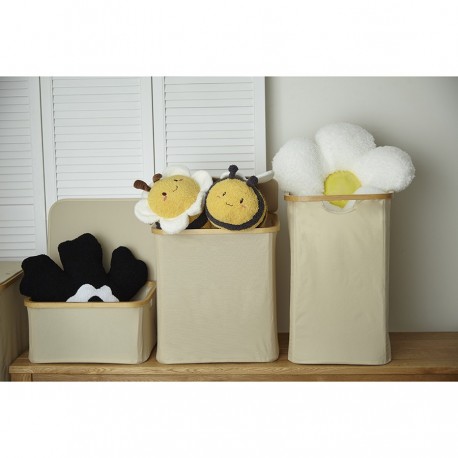 Корзина для белья neat mid, 40x33x43 см, молочная