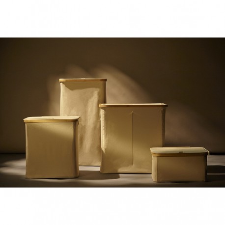 Корзина для белья neat mid, 40x33x43 см, молочная