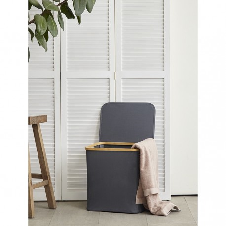 Корзина для белья neat mid, 40x33x43 см, серая