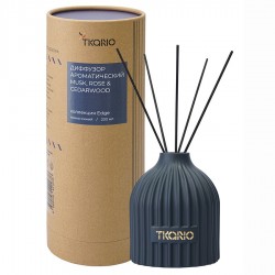 Диффузор ароматический musk, rose & cedarwood из коллекции edge, 200 мл, тёмно-синий
