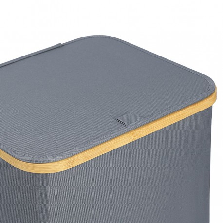 Корзина для белья neat mid, 40x33x43 см, серая