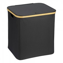 Корзина для белья neat mid, 40x33x43 см, черная