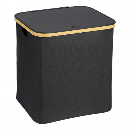 Корзина для белья neat mid, 40x33x43 см, черная