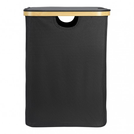 Корзина для белья neat mid, 40x33x43 см, черная